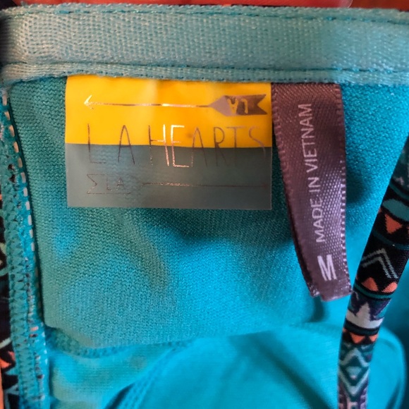 NWOT LA HEARTS high neck bikini top size medium - Picture 3 of 3